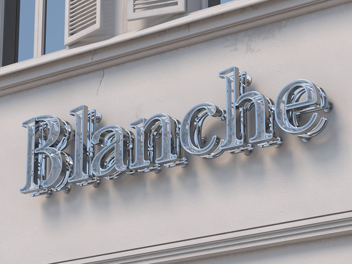 BLANCHE女性時(shí)尚用品品牌設(shè)計(jì)  標(biāo)志應(yīng)用展示