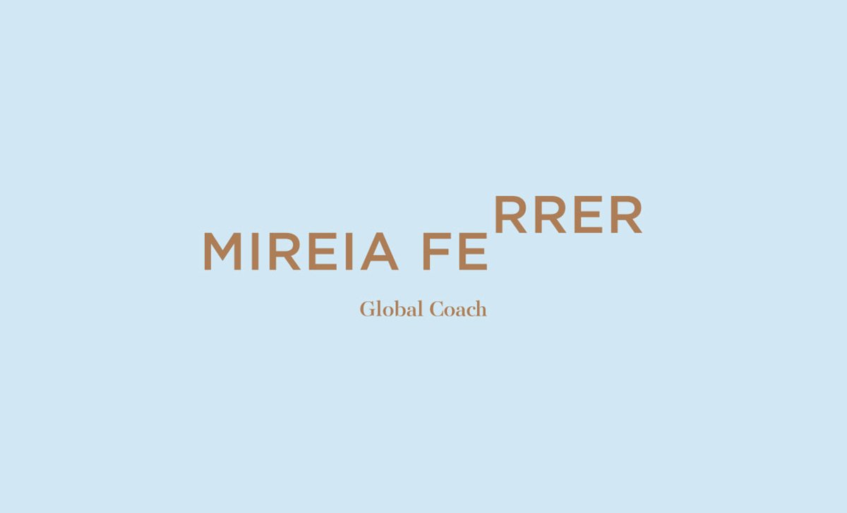 Mireia Ferrer全球教練平臺VI設(shè)計(jì)  標(biāo)志設(shè)計(jì)