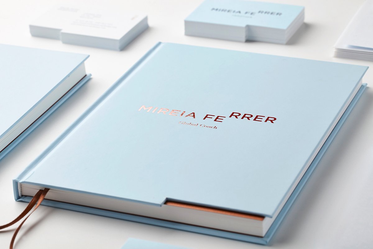 Mireia Ferrer全球教練平臺VI設(shè)計(jì)  筆記本設(shè)計(jì)