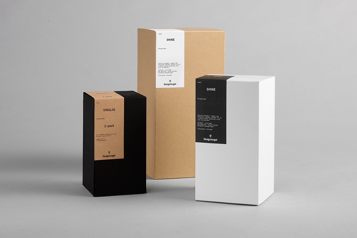 Designtorget生活超市VI形象  包裝盒設計