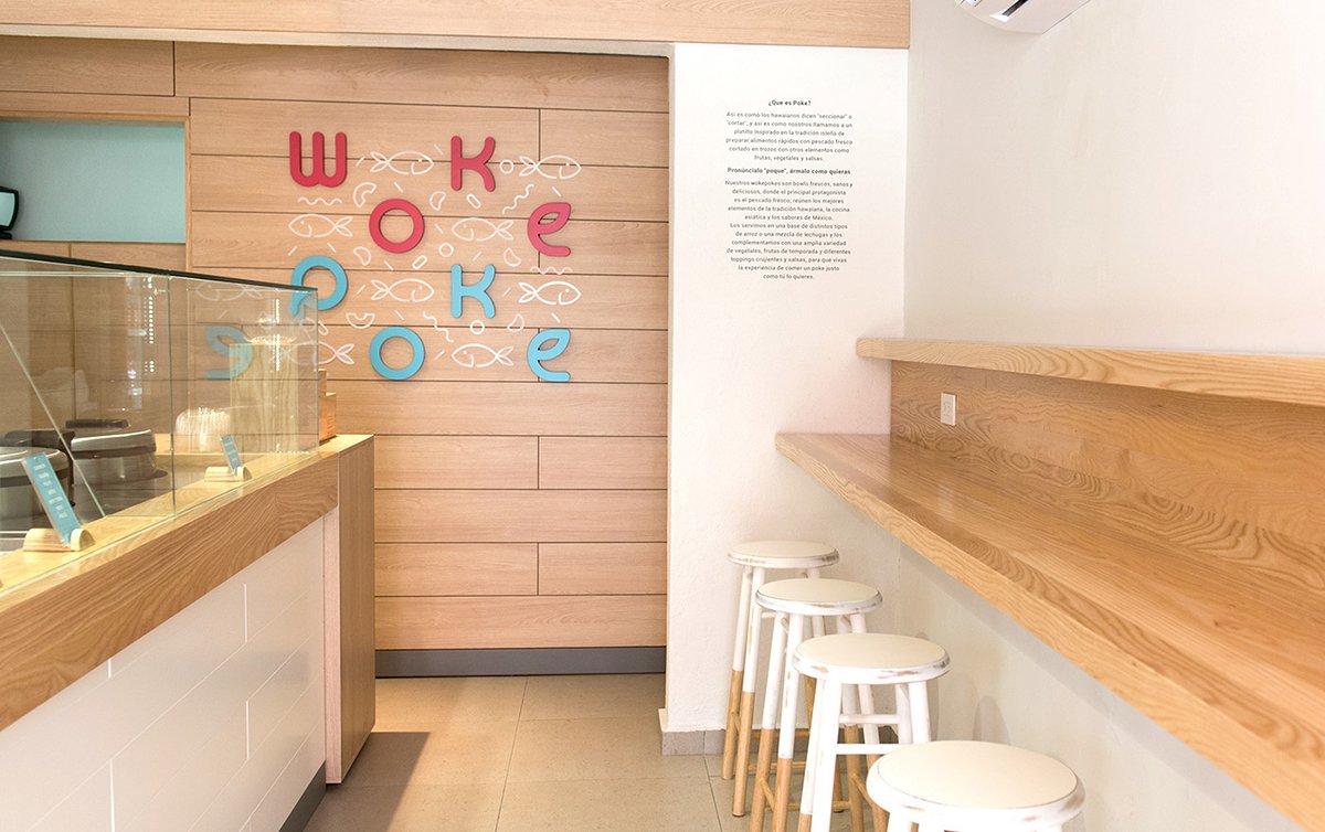 深圳VI設(shè)計  深圳VI策劃  Woke Poke餐飲VI設(shè)計形象展示  標(biāo)志設(shè)計