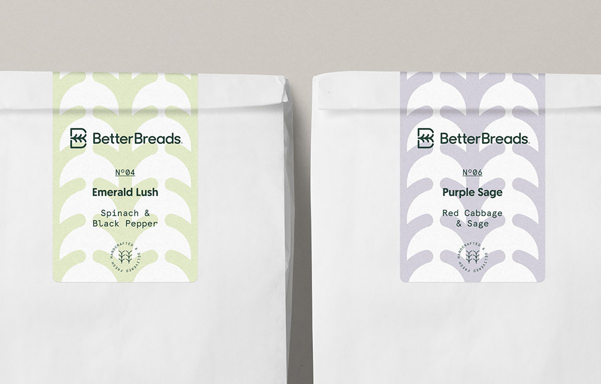 （食品）素食面包店品牌vi設計—Better Breads 圖標案例，vi設計，視覺形象vi設計，食品vi設計，圖標設計，素食面包店品牌vi設計，vi品牌策劃，深圳vi設計，左右格局