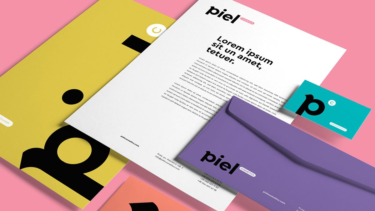 Piel Cosmetics 化妝品品牌vi設計——企業形象升級策劃案例，vi設計，視覺形象設計，化妝品品牌vi設計，化妝品vi設計，品牌vi設計，vi品牌策劃，深圳vi設計，左右格局