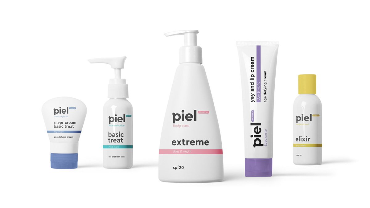 Piel Cosmetics 化妝品品牌vi設計——企業形象升級策劃案例，vi設計，視覺形象設計，化妝品品牌vi設計，化妝品vi設計，品牌vi設計，vi品牌策劃，深圳vi設計，左右格局