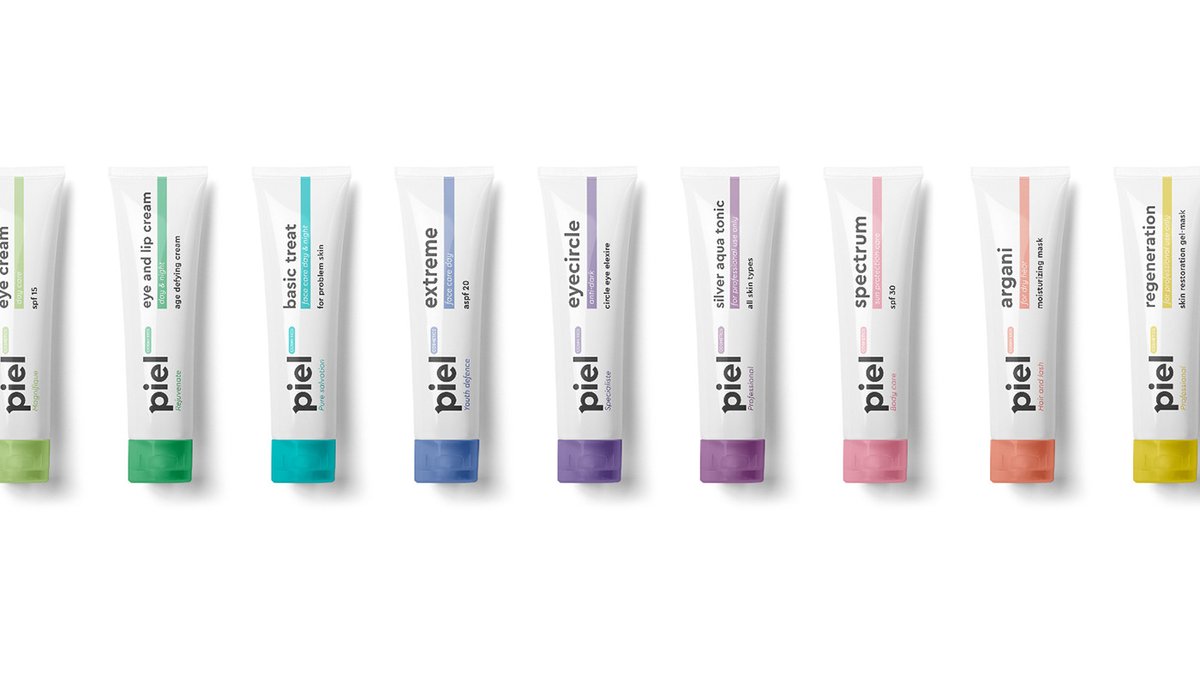 Piel Cosmetics 化妝品品牌vi設計——企業形象升級策劃案例，vi設計，視覺形象設計，化妝品品牌vi設計，化妝品vi設計，品牌vi設計，vi品牌策劃，深圳vi設計，左右格局