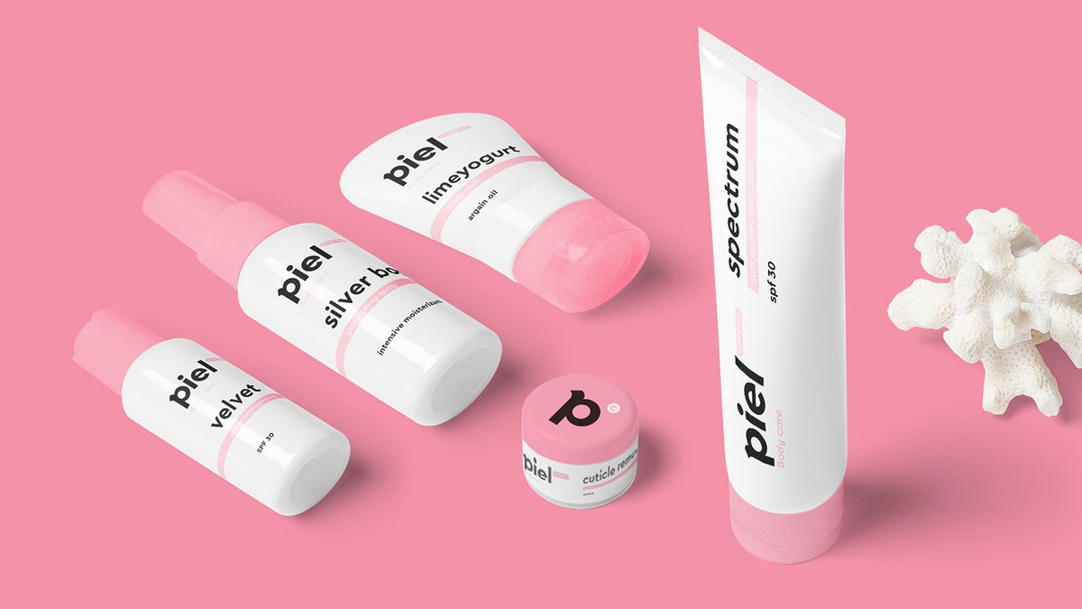 Piel Cosmetics 化妝品品牌vi設計——企業形象升級策劃案例，vi設計，視覺形象設計，化妝品品牌vi設計，化妝品vi設計，品牌vi設計，vi品牌策劃，深圳vi設計，左右格局