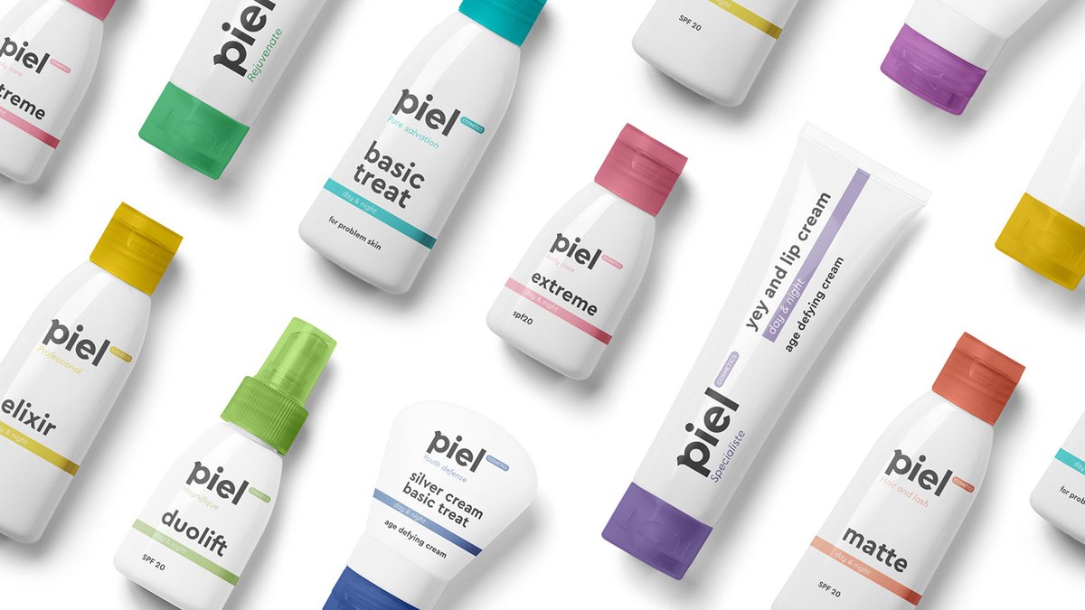 Piel Cosmetics 化妝品品牌vi設(shè)計——企業(yè)形象升級策劃案例，視覺形象設(shè)計，化妝品vi設(shè)計，品牌vi設(shè)計，vi品牌策劃，深圳vi設(shè)計，左右格局