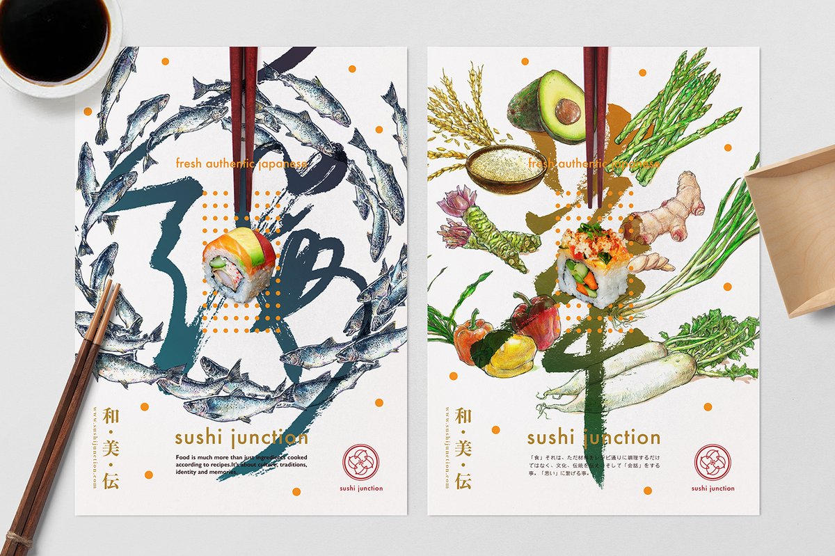 （餐飲）Sushi Junction日本壽司品牌包裝vi設(shè)計欣賞，vi設(shè)計，包裝vi設(shè)計，餐飲品牌vi設(shè)計，餐飲vi設(shè)計，品牌包裝vi設(shè)計，品牌vi設(shè)計，vi品牌策劃，深圳vi設(shè)計，左右格局