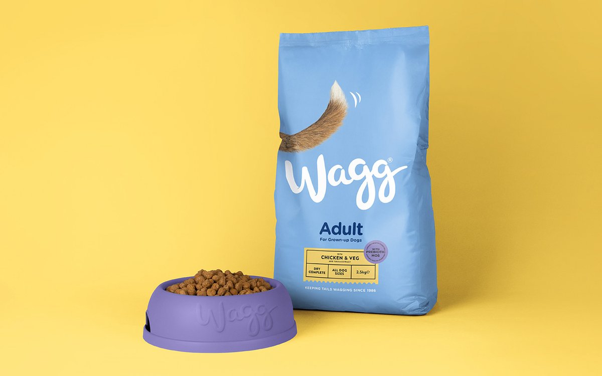 寵物食品 Wagg 品牌標識vi設計及品牌重塑，vi設計，食品vi設計，品牌形象設計，食品品牌vi設計，標識設計，品牌vi設計，品牌策劃，深圳vi設計，左右格局