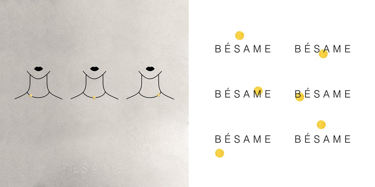 Besame珠寶品牌VI設(shè)計(jì)和徽標(biāo)設(shè)計(jì)——極簡主義的品牌形象VI視覺識別案例，vi設(shè)計(jì)，珠寶vi設(shè)計(jì)，珠寶品牌vi設(shè)計(jì)，VI形象設(shè)計(jì)，高端VI設(shè)計(jì)，品牌包裝設(shè)計(jì)，品牌vi設(shè)計(jì)，品牌策劃，深圳vi設(shè)計(jì)，左右格局