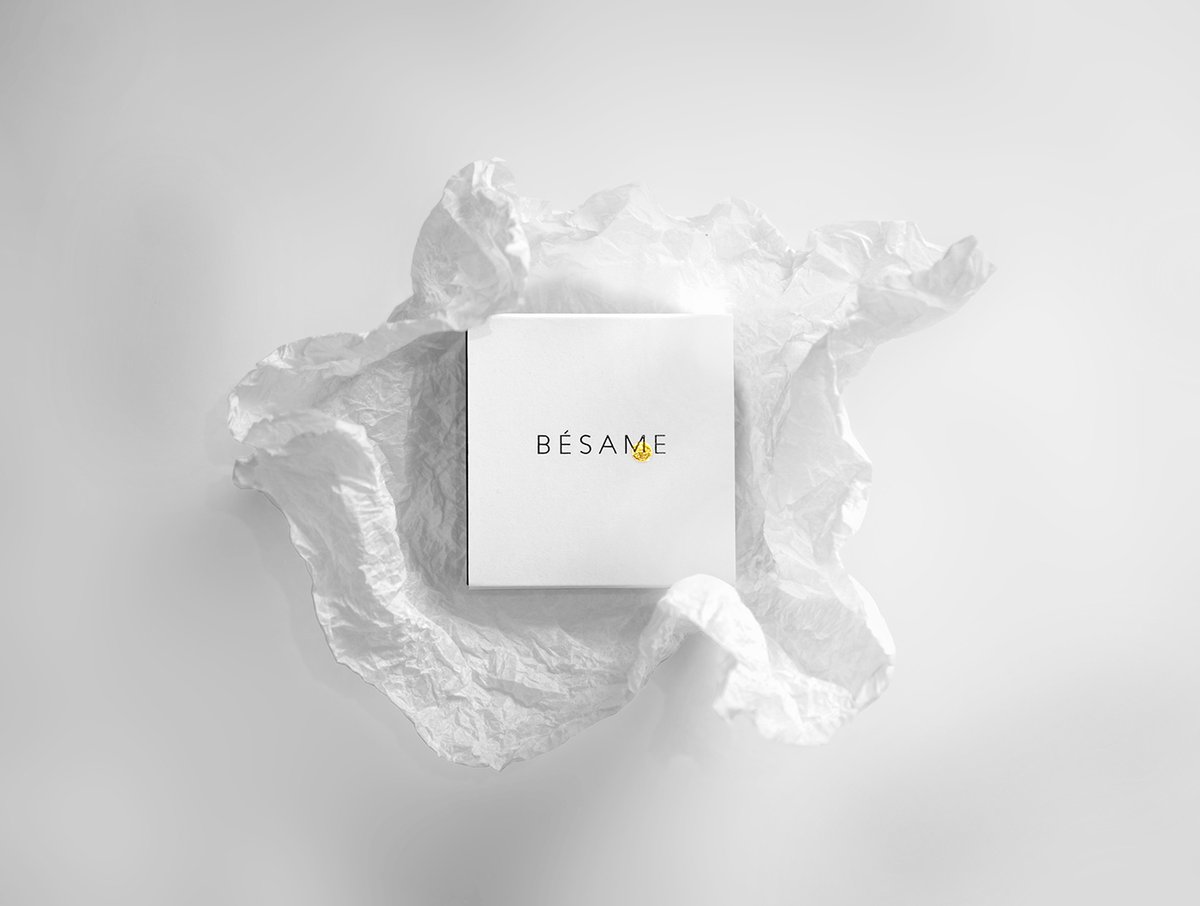 Besame珠寶品牌VI設(shè)計(jì)和徽標(biāo)設(shè)計(jì)——極簡主義的品牌形象VI視覺識別案例，vi設(shè)計(jì)，珠寶vi設(shè)計(jì)，珠寶品牌vi設(shè)計(jì)，VI形象設(shè)計(jì)，高端VI設(shè)計(jì)，品牌包裝設(shè)計(jì)，品牌vi設(shè)計(jì)，品牌策劃，深圳vi設(shè)計(jì)，左右格局