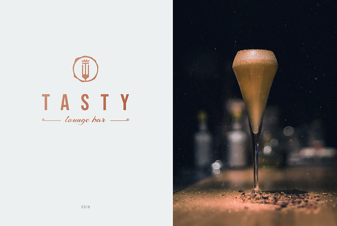 現代 Tasty 餐廳和酒廊（餐飲）品牌VI設計，餐飲品牌vi設計，空間設計，品牌策劃，深圳vi設計，左右格局