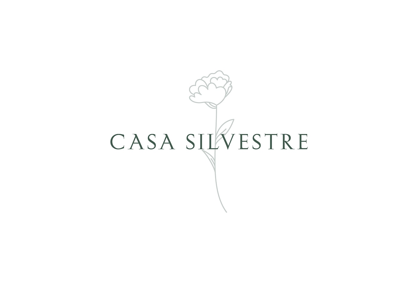 Casa Silvestre浪漫花店品牌logo設(shè)計與VI視覺設(shè)計，酒店VI設(shè)計，品牌視覺設(shè)計，企業(yè)VI設(shè)計，深圳VI設(shè)計，左右格局