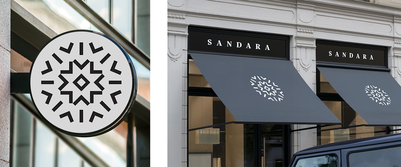 高端奢侈品Sandara鉆石珠寶品牌VI形象設(shè)計(jì)與包裝設(shè)計(jì)，珠寶品牌VI設(shè)計(jì)，珠寶包裝設(shè)計(jì)，珠寶VI形象設(shè)計(jì)，深圳VI設(shè)計(jì)，左右格局