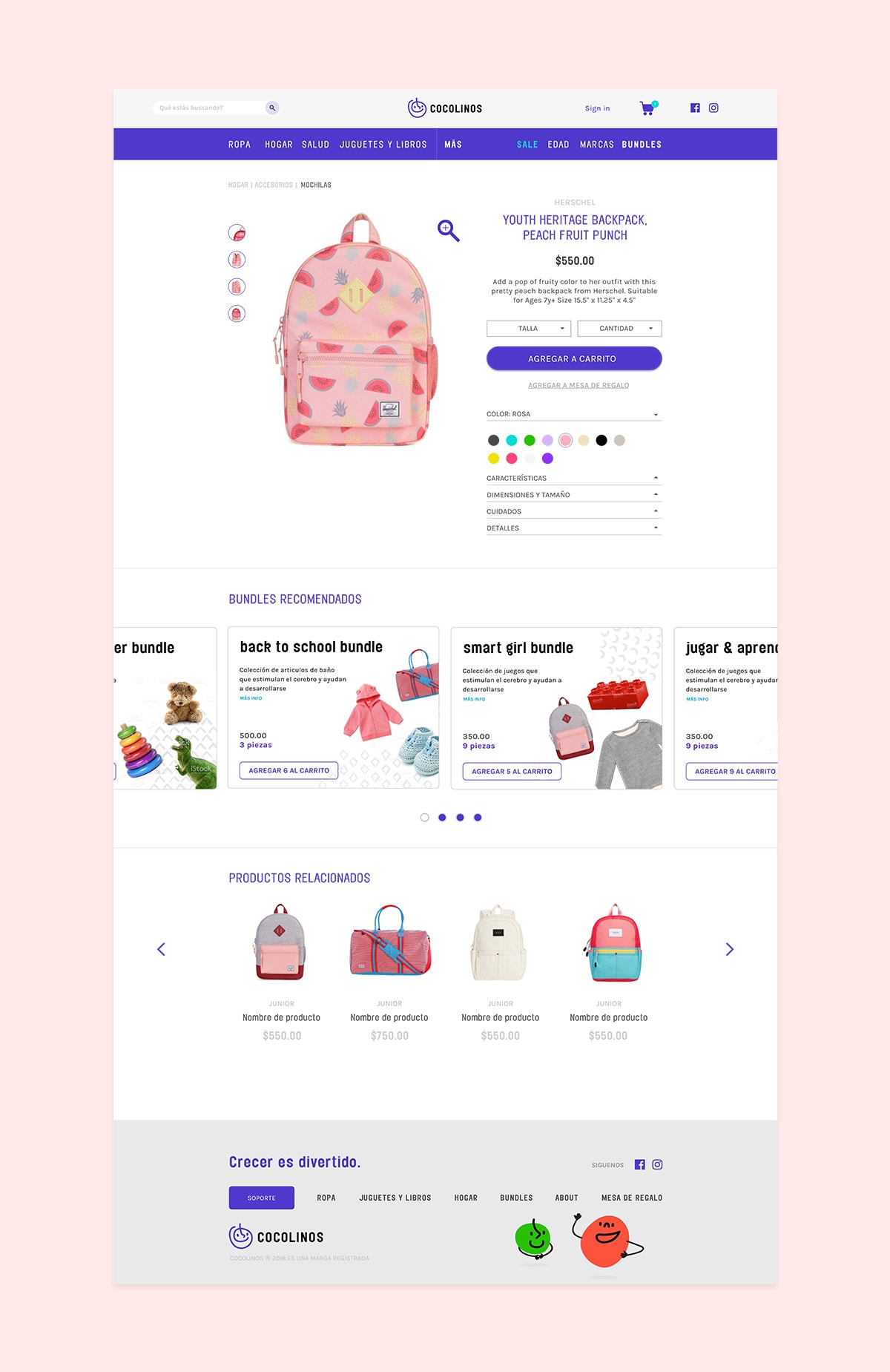 Cocolinos創意嬰兒用品品牌策劃和品牌設計，服飾VI設計，嬰兒品牌設計，深圳品牌策劃，深圳VI設計，左右格局
