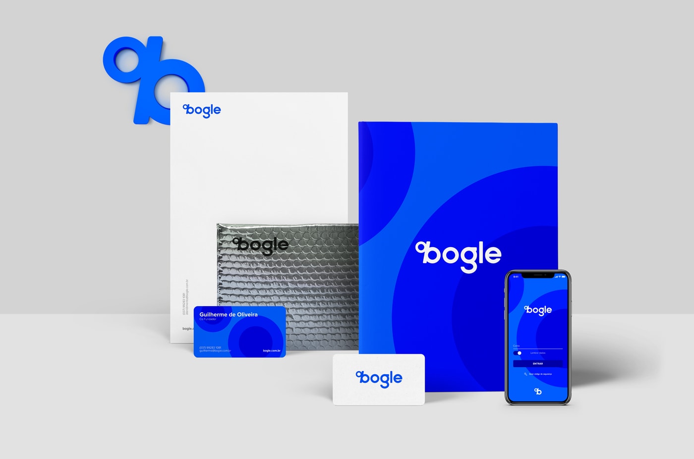 Bogle 巴西金融科技企業VI設計和品牌視覺設計，金融品牌設計，科技企業VI設計，深圳VI設計，左右格局