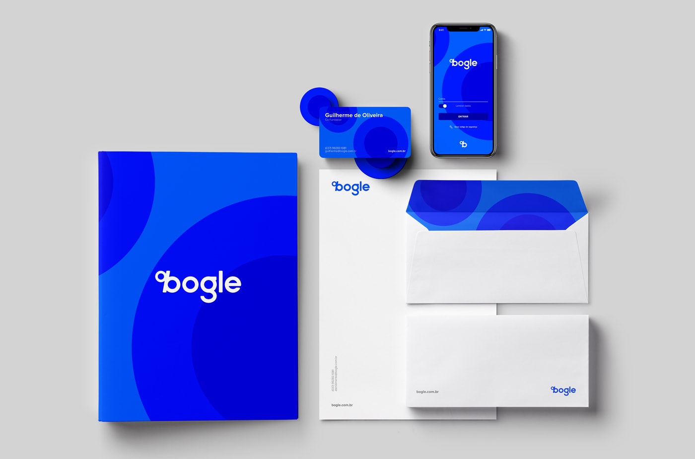 Bogle 巴西金融科技企業VI設計和品牌視覺設計，金融品牌設計，科技企業VI設計，深圳VI設計，左右格局