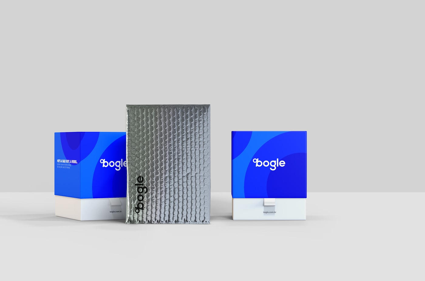 Bogle 巴西金融科技企業VI設計和品牌視覺設計，金融品牌設計，科技企業VI設計，深圳VI設計，左右格局