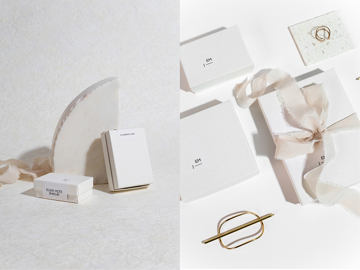 時尚簡約 Ellen Mote 珠寶品牌VI設計和品牌重塑，珠寶品牌VI設計，珠寶網站設計，品牌戰略升級， 深圳VI設計，左右格局