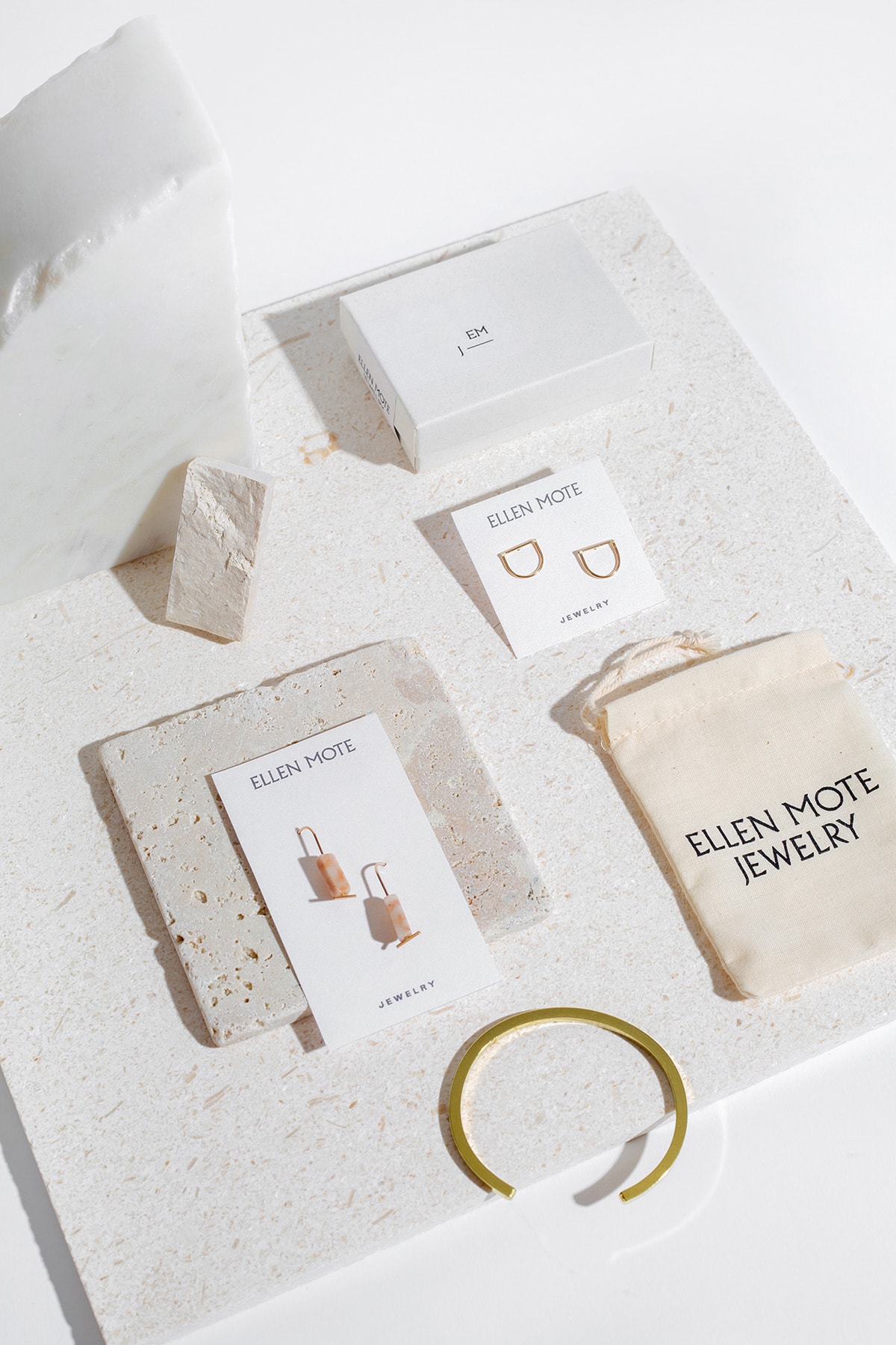 時尚簡約 Ellen Mote 珠寶品牌VI設計和品牌重塑，珠寶品牌VI設計，珠寶網站設計，品牌戰略升級， 深圳VI設計，左右格局