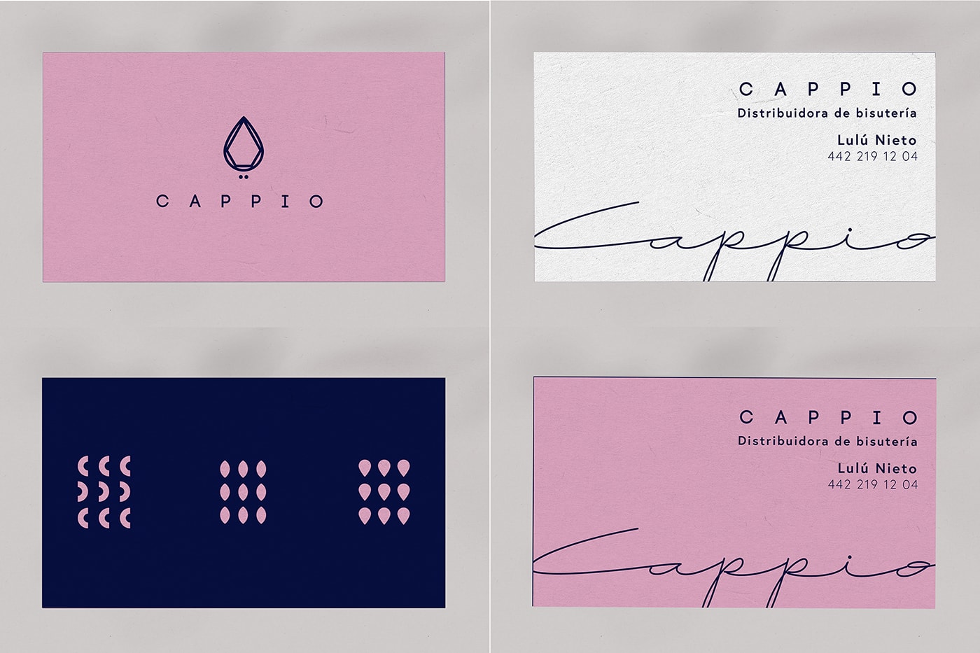 Cappio 服裝珠寶企業品牌全案策劃案例，服裝VI設計，品牌全案策劃，企業形象設計，深圳VI設計，左右格局